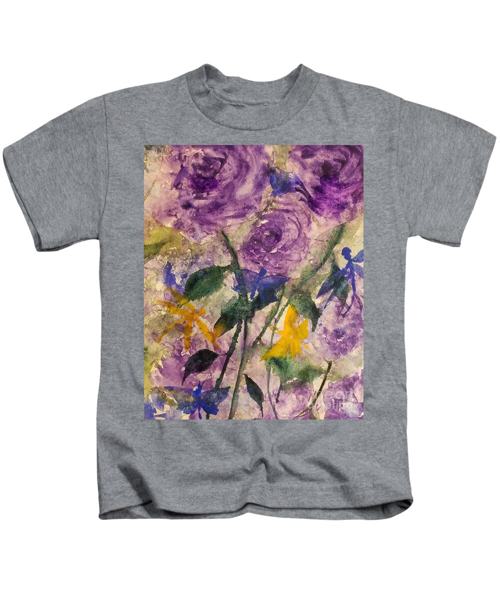#31 2019 Kids T-Shirt featuring the painting #31 2019 #31 by Han in Huang wong