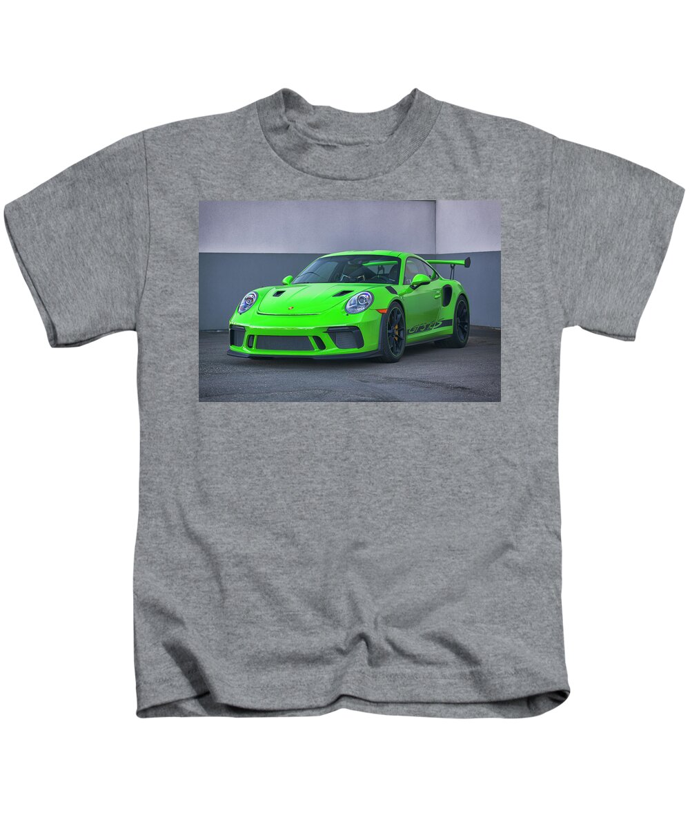 Cars Kids T-Shirt featuring the photograph #Porsche 911 #GT3RS #Print #4 by ItzKirb Photography