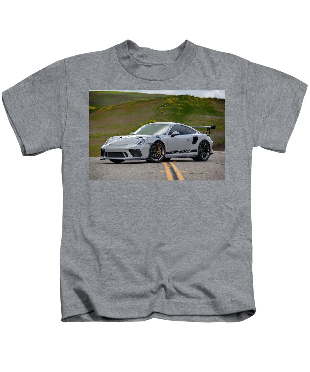 Cars Kids T-Shirt featuring the photograph #Porsche 911 #GT3RS #Print #45 by ItzKirb Photography