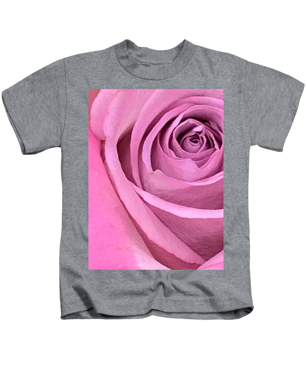 Rose Kids T-Shirt featuring the photograph Amaranthine Gaze by Tiesa Wesen