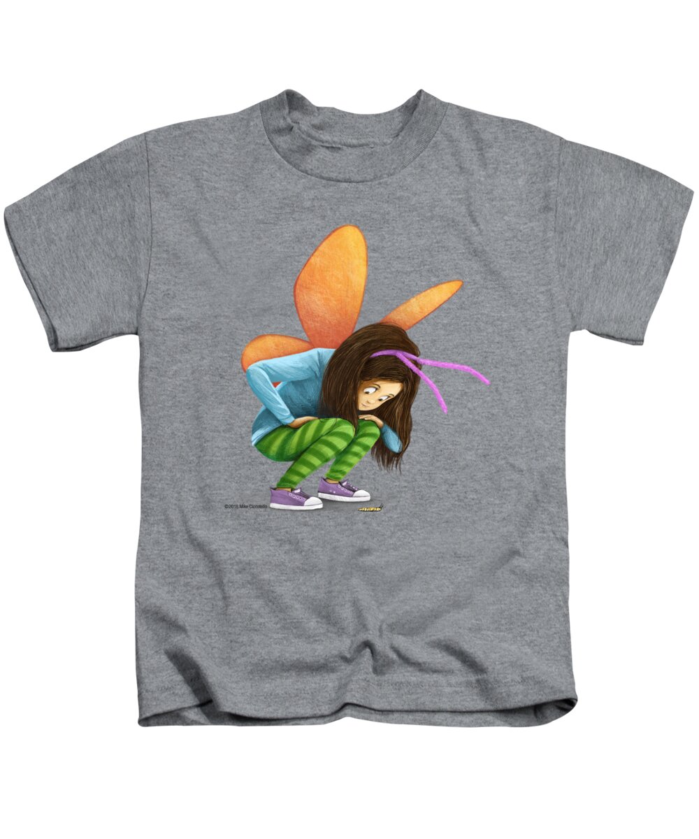 Imagination Kids T-Shirt featuring the digital art What Will You Be? by Michael Ciccotello