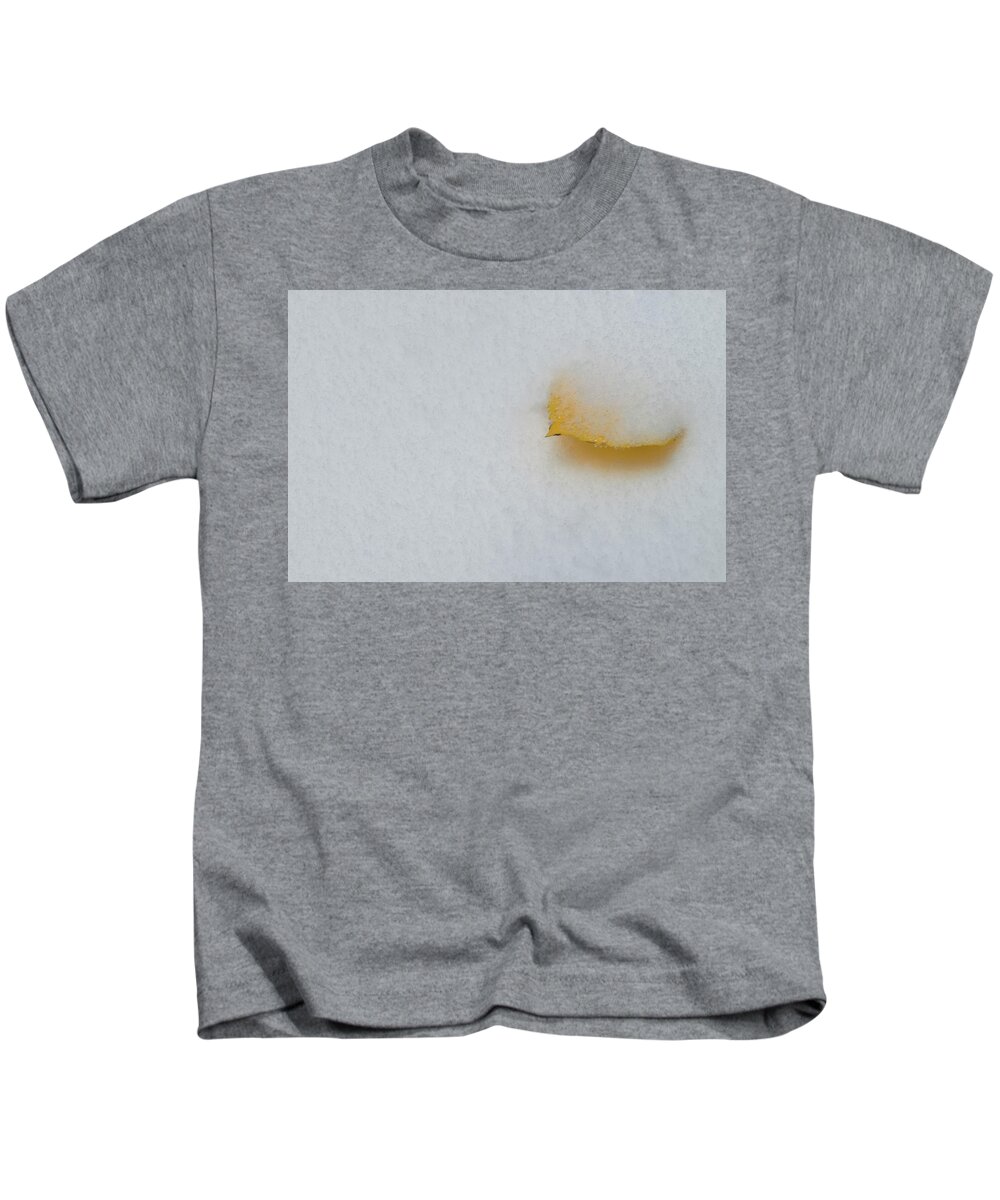 Aspens Kids T-Shirt featuring the photograph Aspen Snow by Johnny Boyd