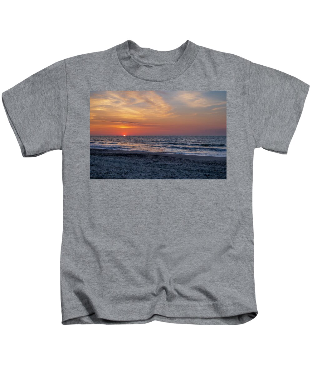Beach Kids T-Shirt featuring the photograph Beach Sunrise by David Palmer