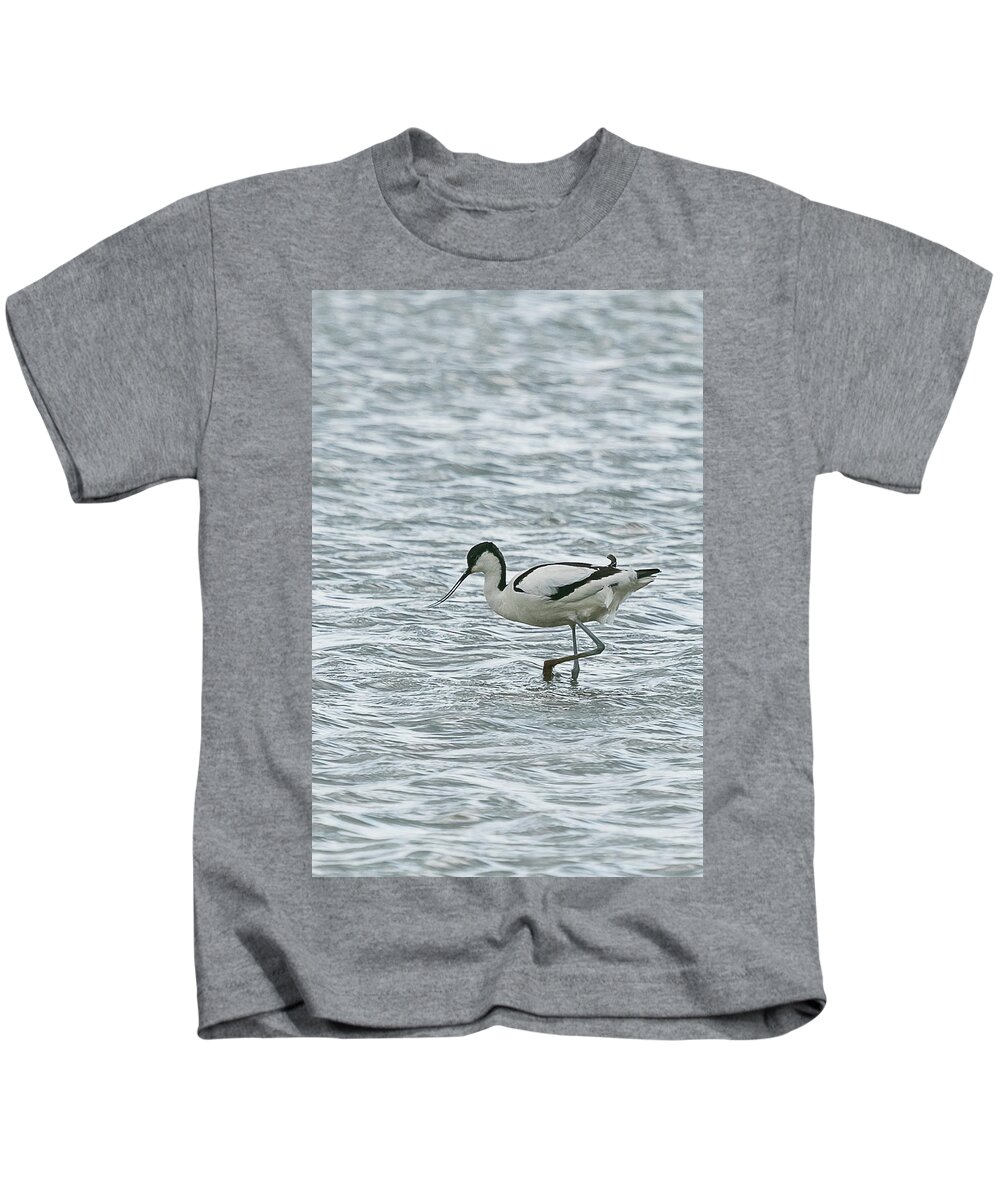 ©wendy Cooper Kids T-Shirt featuring the photograph Calm in Choppy Water by Wendy Cooper