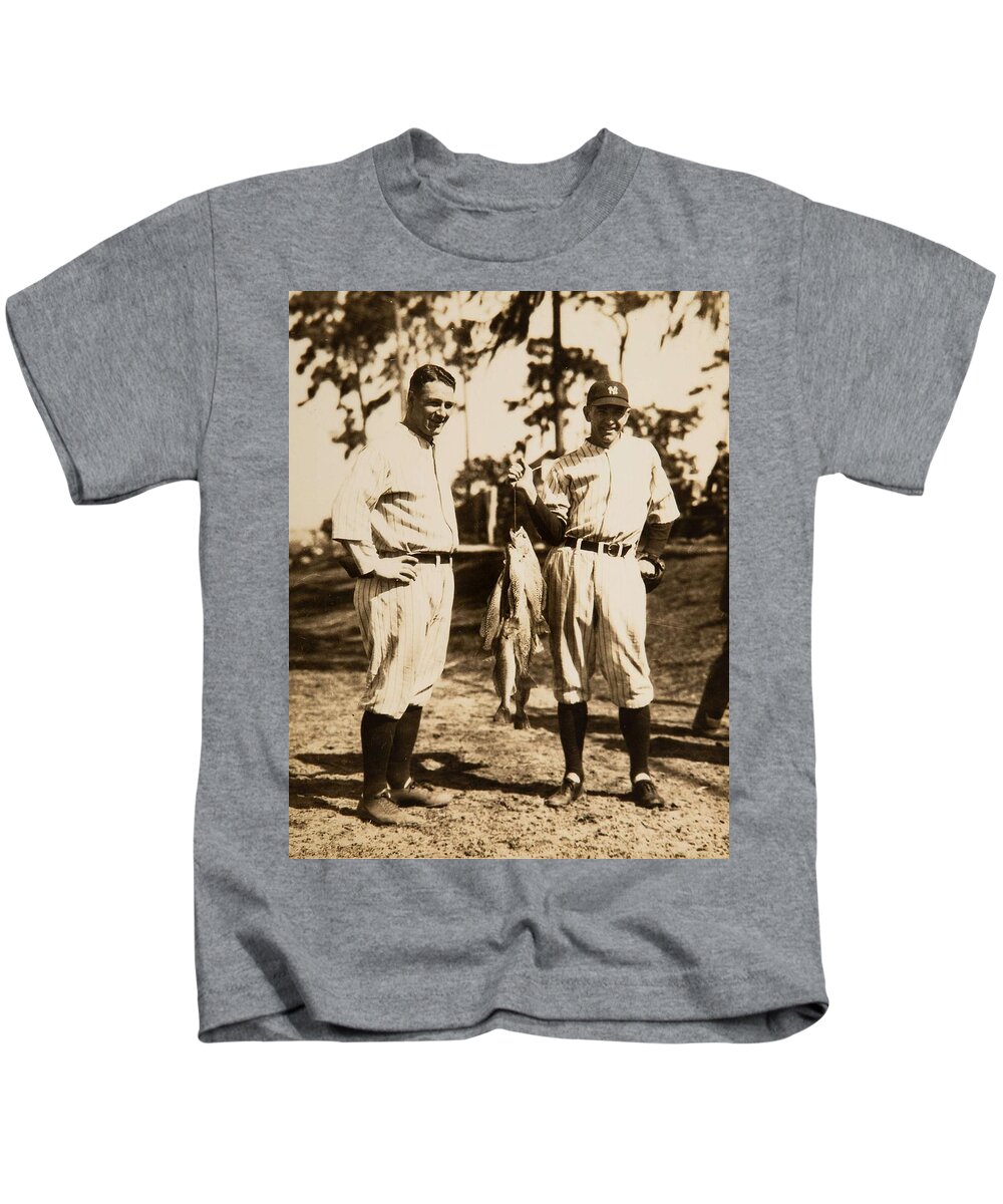 Circa 1930 Lou Gehrig Bill Dickey Kids T-Shirt