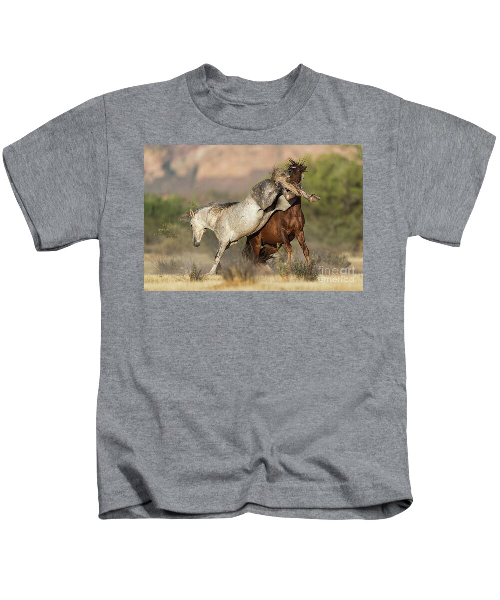 Battle Kids T-Shirt featuring the photograph Close Call by Shannon Hastings