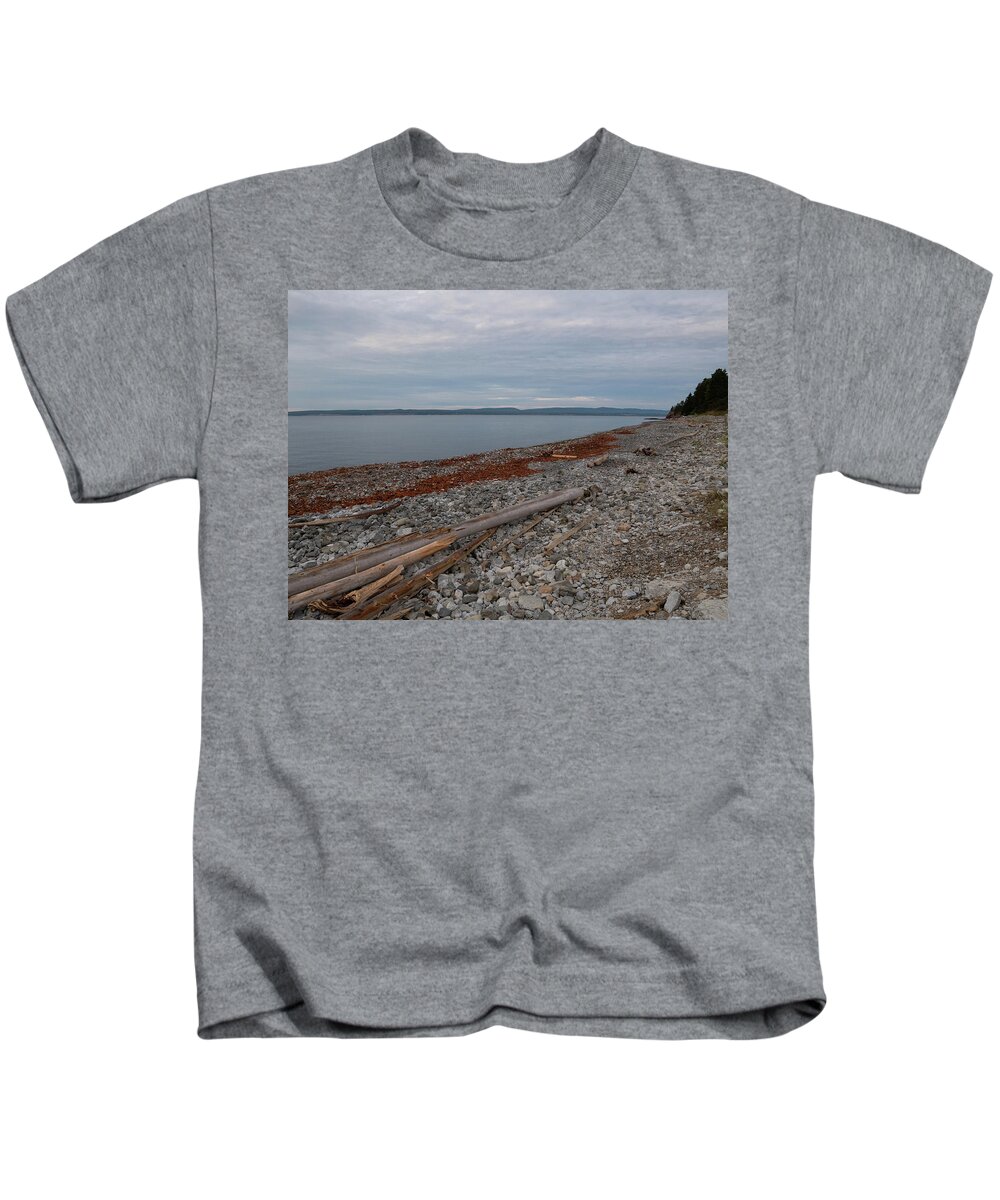 Water Kids T-Shirt featuring the photograph Forillon National Park Quebec-3 by Patricia Gould