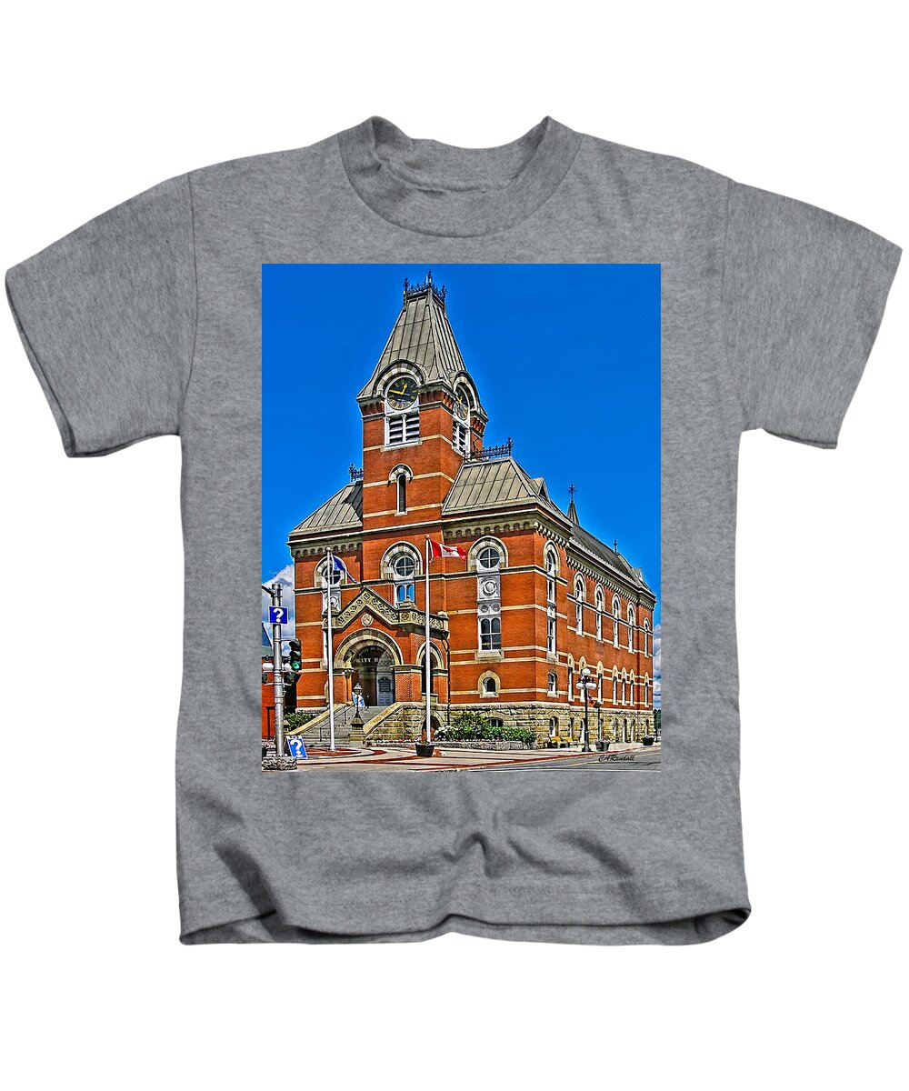 City Kids T-Shirt featuring the photograph Fredericton City Hall by Carol Randall