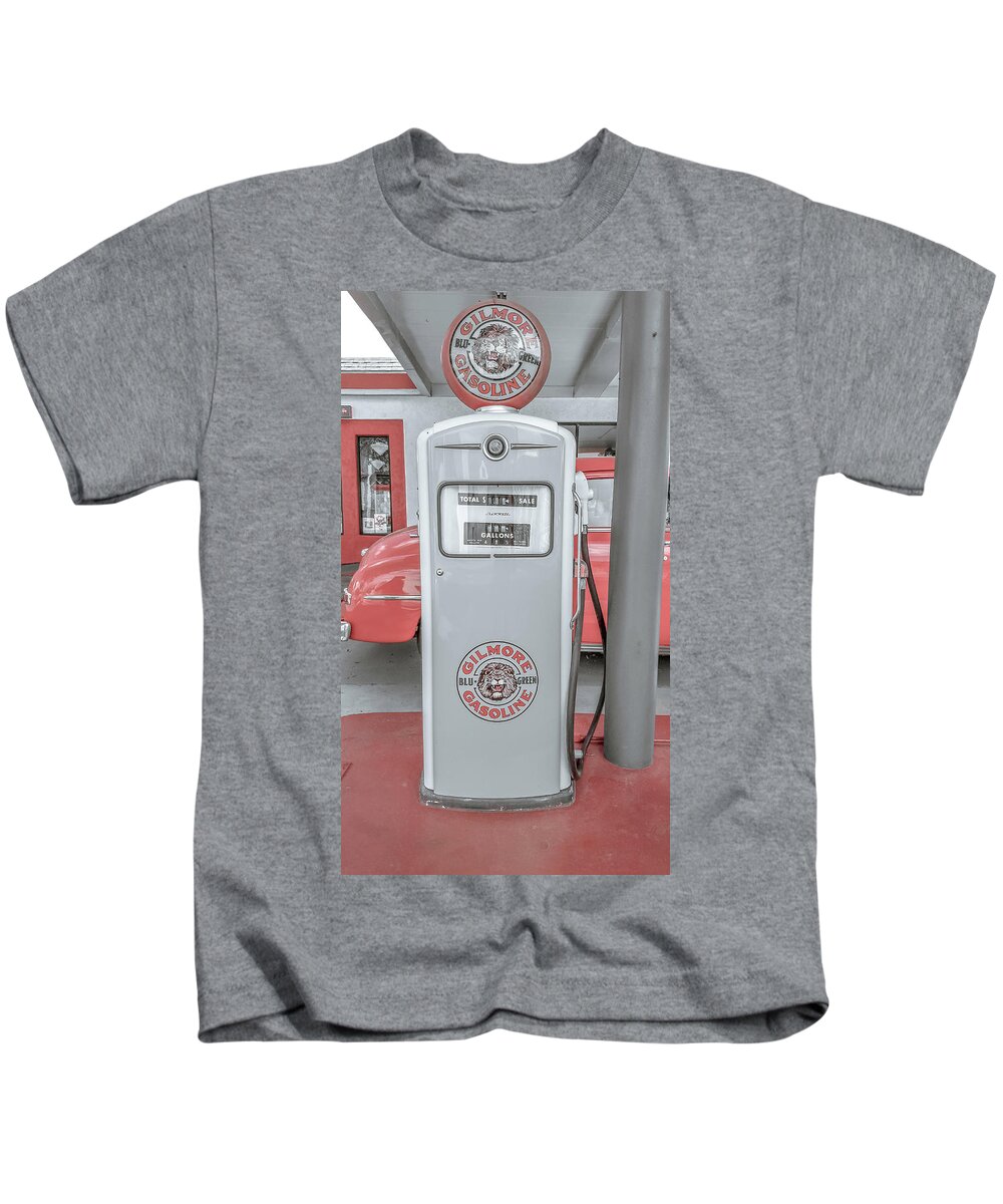Gilmore Kids T-Shirt featuring the photograph Gilmore gas pump by Darrell Foster