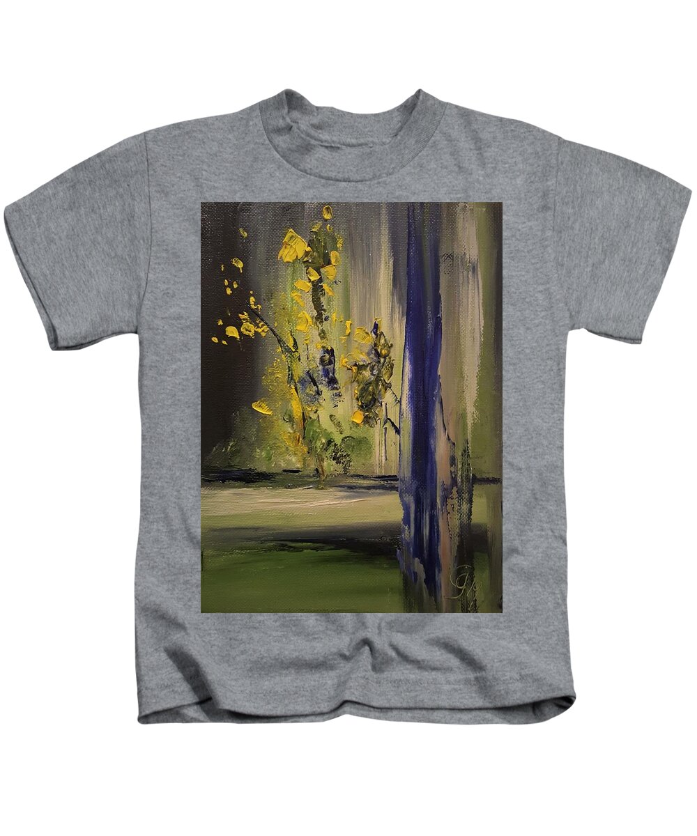 Illusions Of Spring Kids T-Shirt featuring the painting Illusions of Spring   ap8 by Cheryl Nancy Ann Gordon