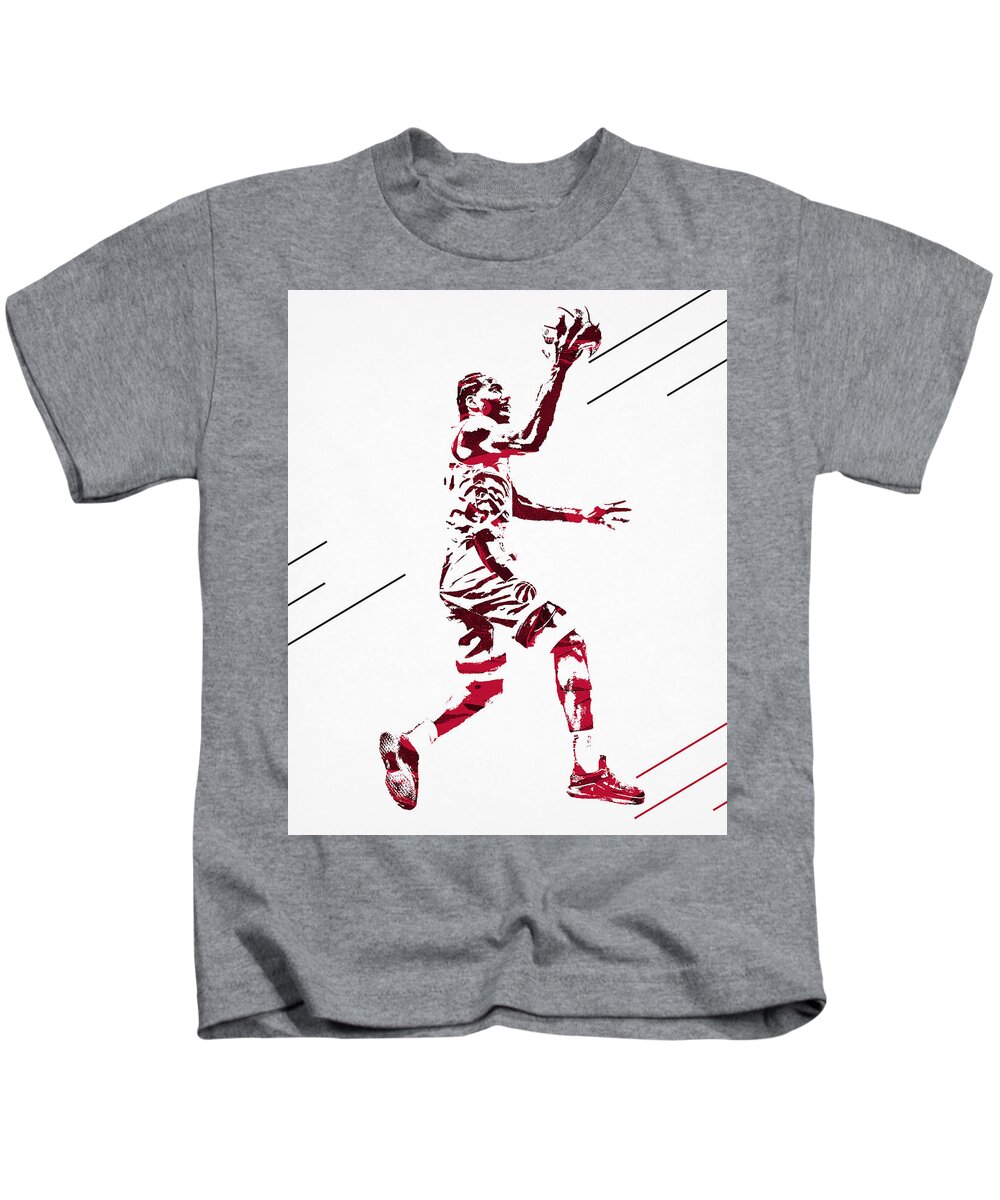 Kawhi Leonard SANANTONIO SPURS PIXEL ART 3 Kids T-Shirt by Joe Hamilton -  Pixels