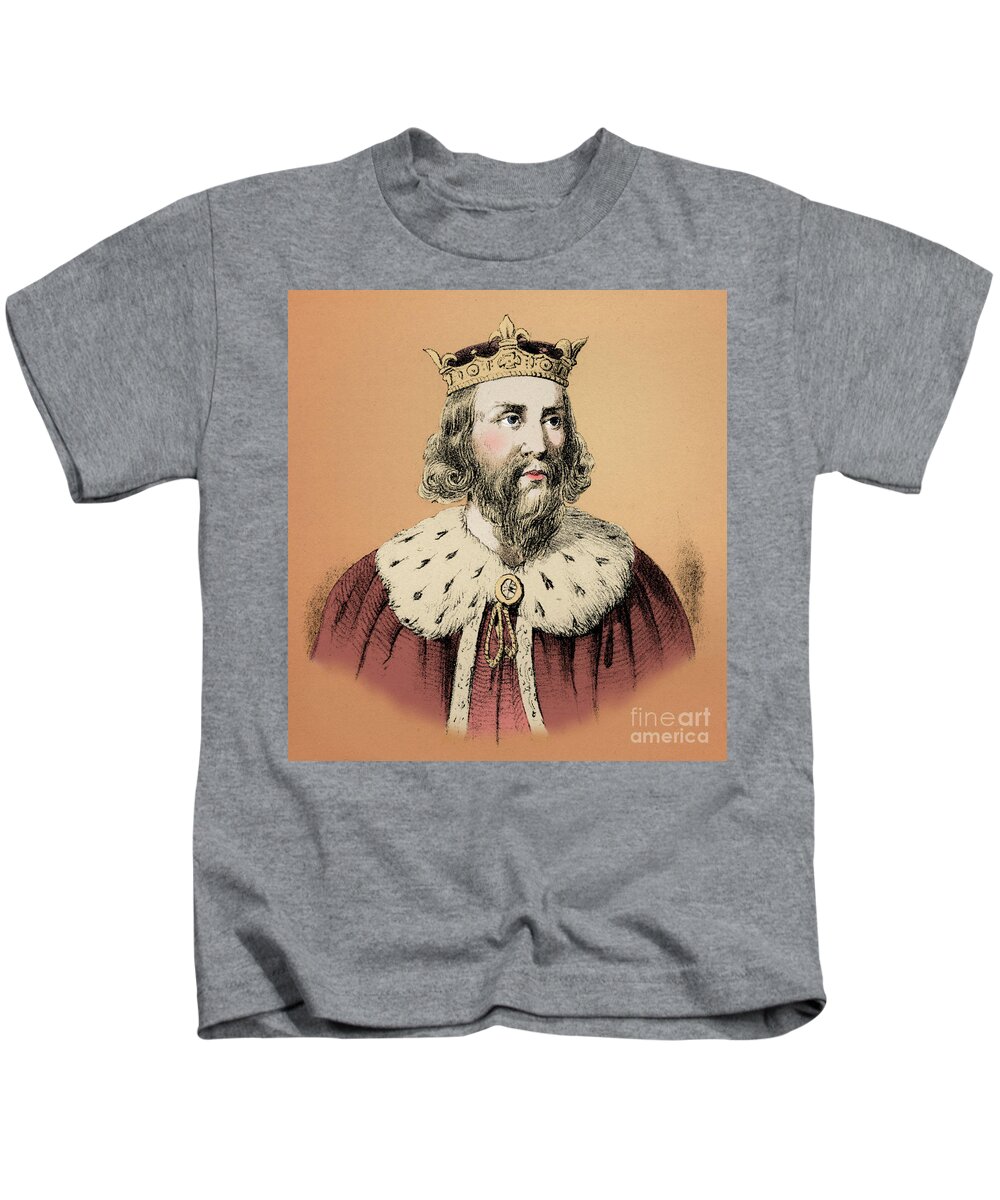 King Alfred Kids T-Shirt by English School - Fine Art America