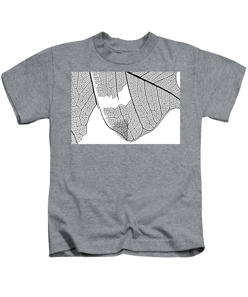 Leaf Kids T-Shirt featuring the photograph Leaf Design by Christopher Johnson