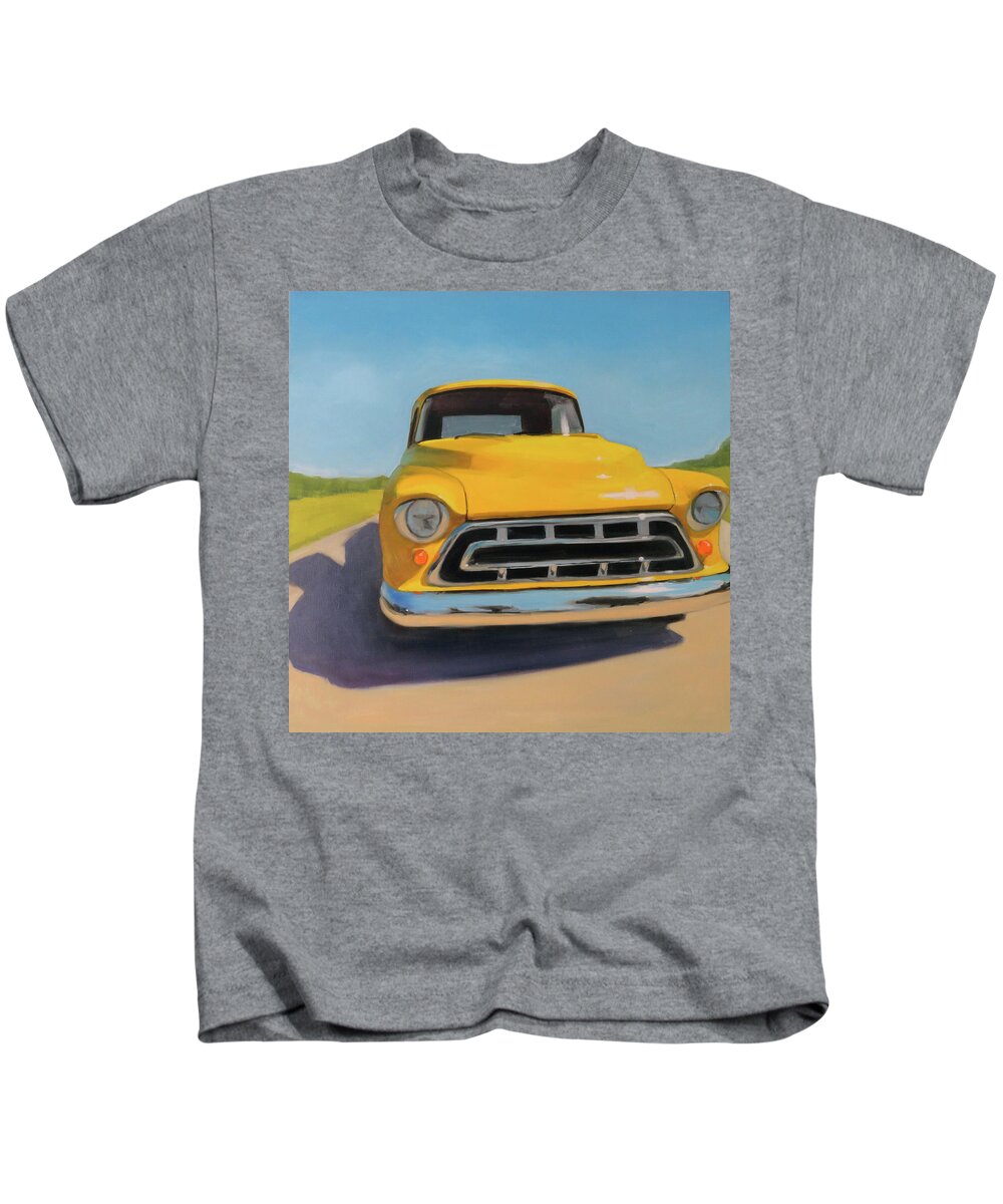 Chevrolet Kids T-Shirt featuring the painting Lemon Drop Martini by Elizabeth Jose