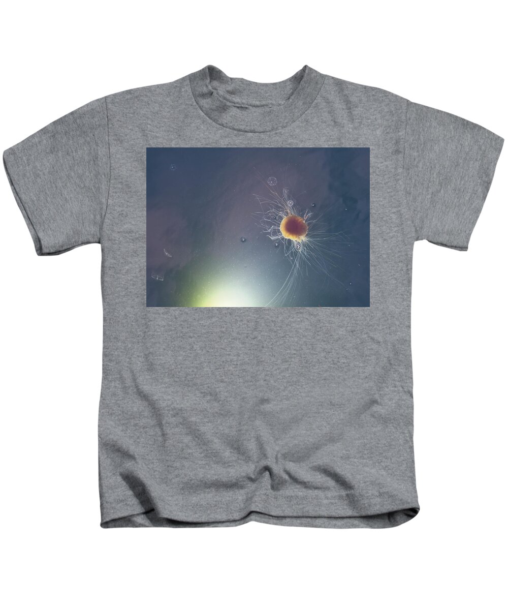 Alaska Kids T-Shirt featuring the photograph Lion's Mane Jellyfish by Michele Cornelius