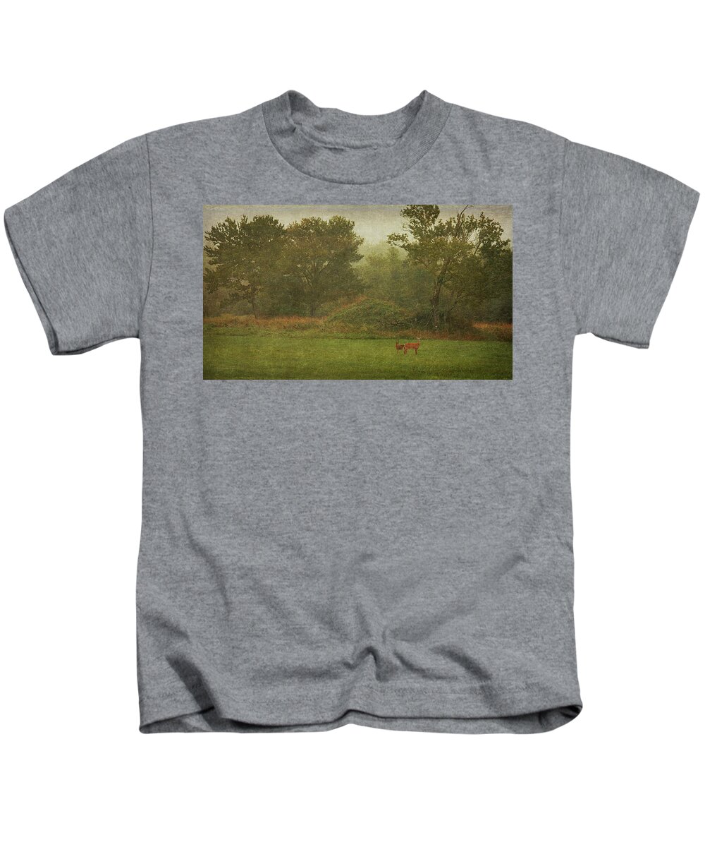 Morning Fog Kids T-Shirt featuring the photograph Morning Fog by Cindi Ressler
