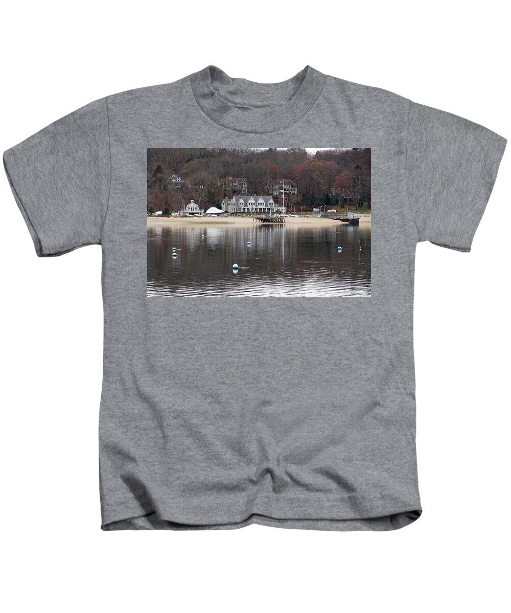 Northport Kids T-Shirt featuring the photograph Northport Harbor by Susan Jensen