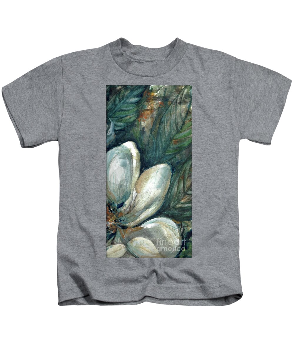 New Orleans Kids T-Shirt featuring the painting Od Magnolia by Francelle Theriot