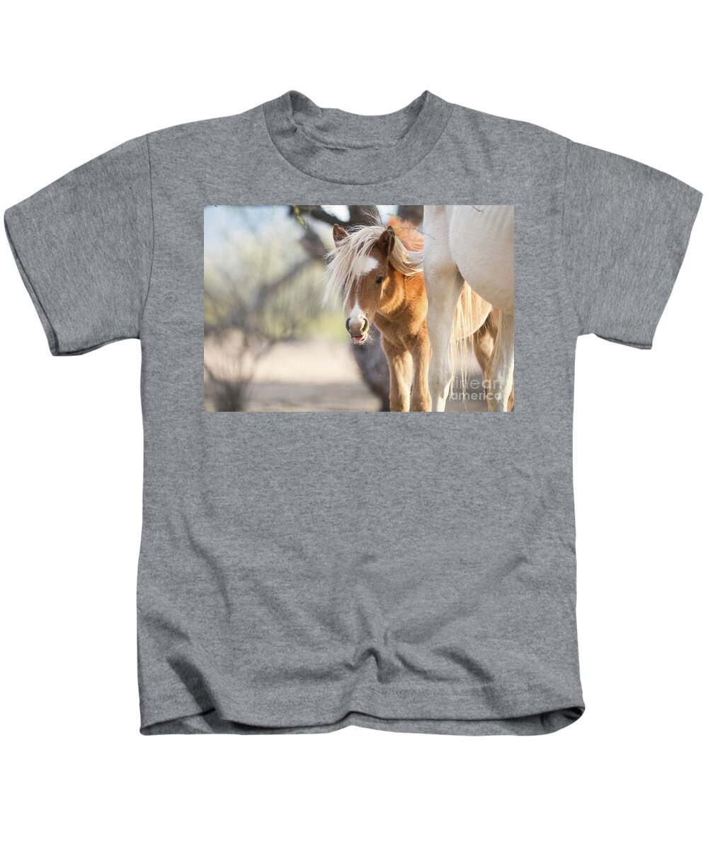 Cute Kids T-Shirt featuring the photograph Peek-A-Boo 2 by Shannon Hastings