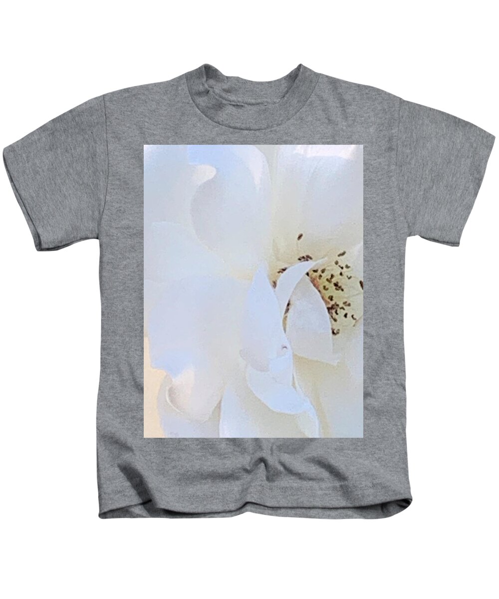 Rose Kids T-Shirt featuring the photograph Purely True by Tiesa Wesen