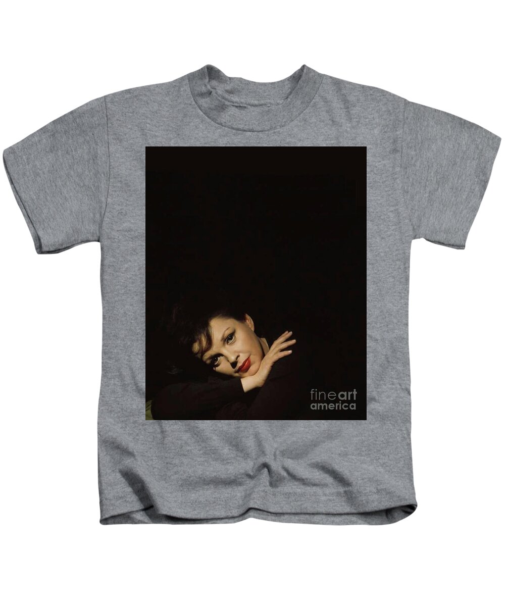 Judy Garland Kids T-Shirt featuring the photograph Rare Judy Garland Pose by Doc Braham