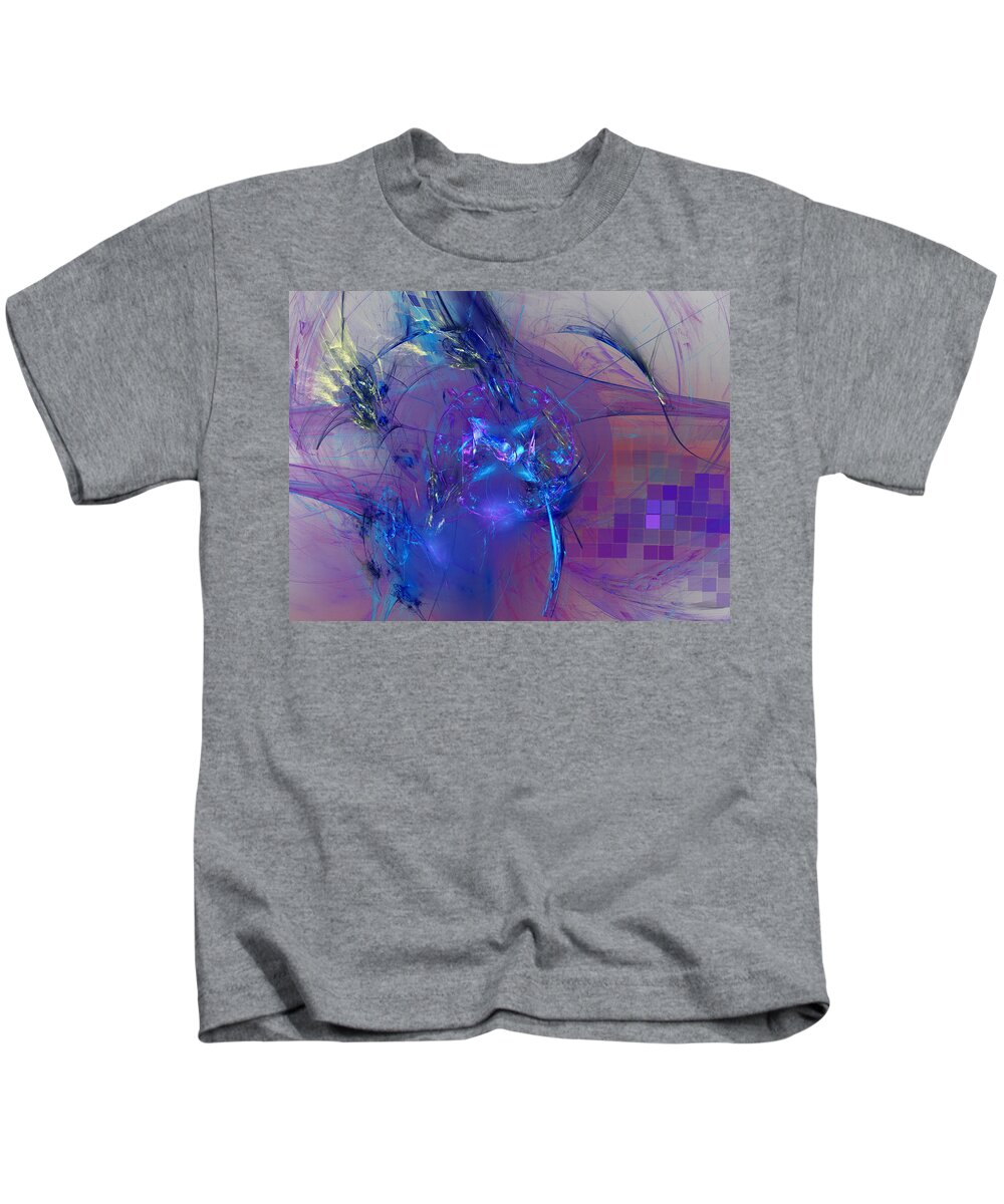 Art Kids T-Shirt featuring the digital art Sanapia by Jeff Iverson