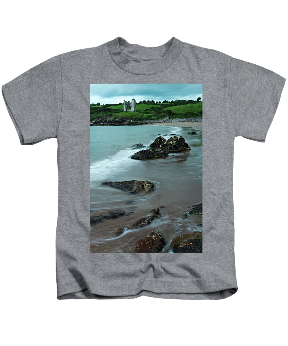 Castle Kids T-Shirt featuring the photograph Shore Castle by Dan McGeorge