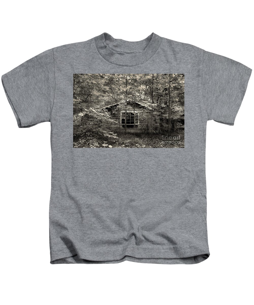 Abandoned Home Kids T-Shirt featuring the photograph Surrender by Mike Eingle