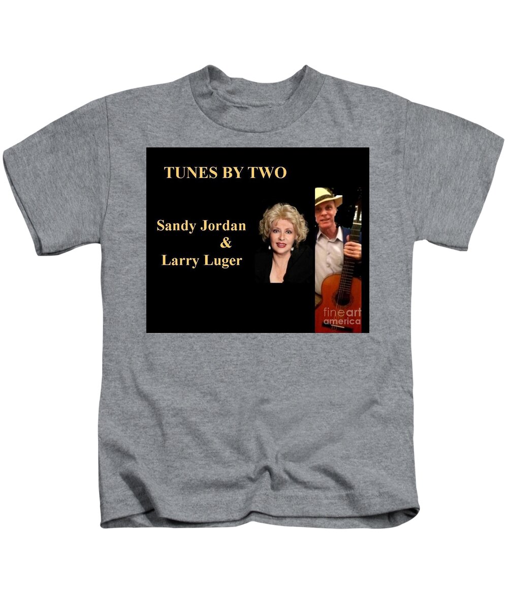 Cd Cover Art Kids T-Shirt featuring the photograph Tunes By Two by Jordana Sands