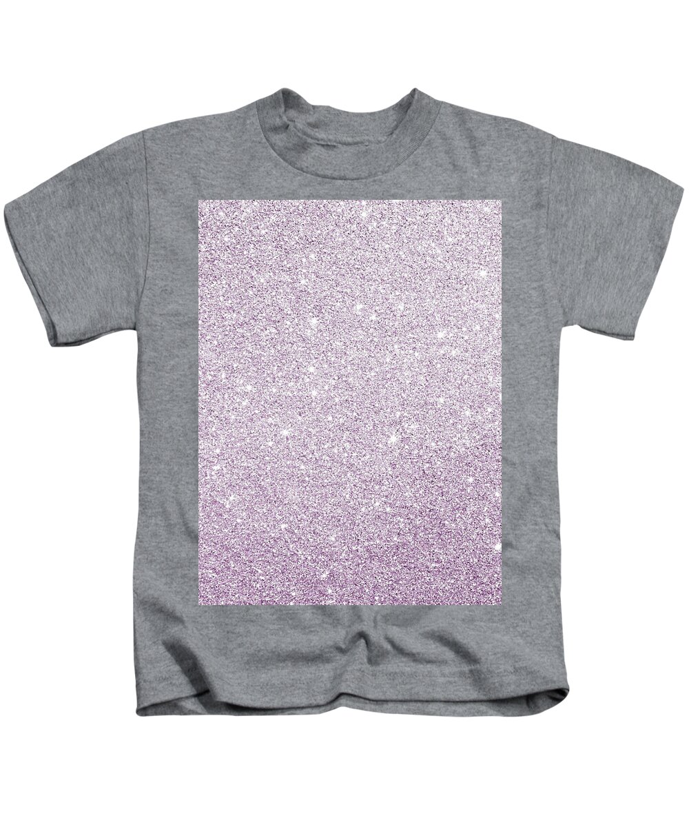 Cute Kids T-Shirt featuring the photograph Violet glitter by Top Wallpapers