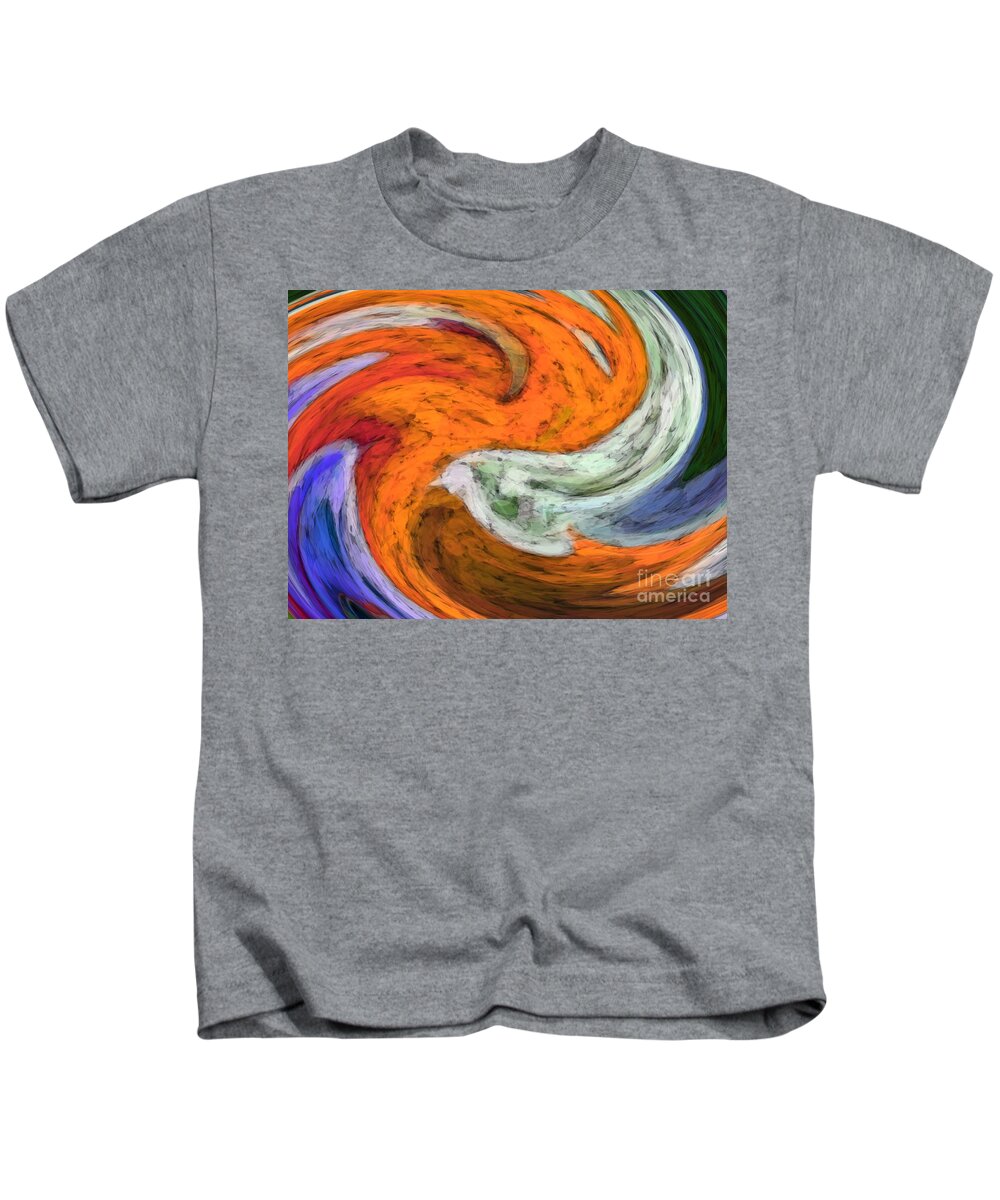  Kids T-Shirt featuring the digital art Wicked Wave by Bill King