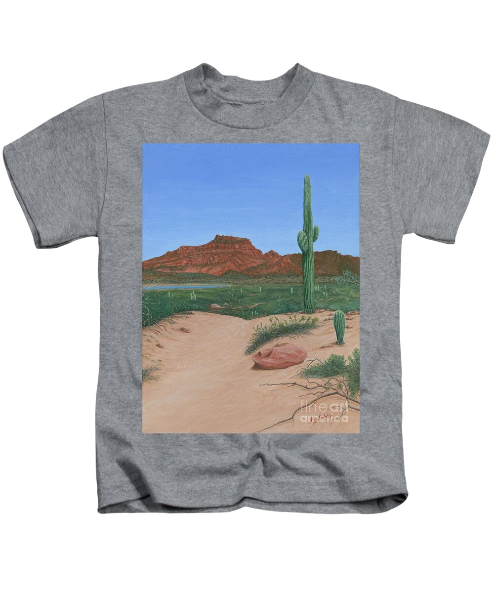 Desert Kids T-Shirt featuring the painting You Rock My World by Aicy Karbstein