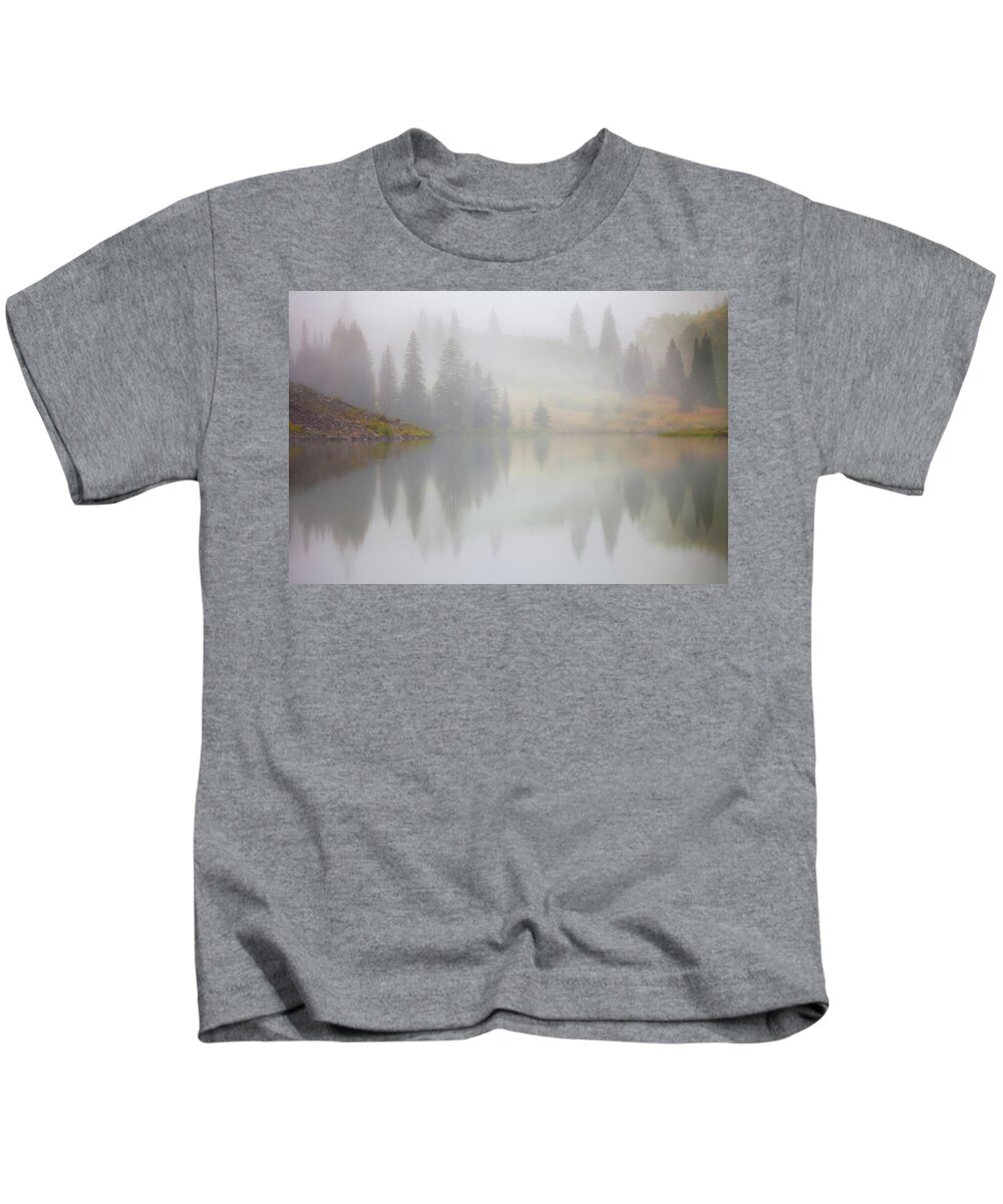 Colorado Kids T-Shirt featuring the photograph Autumn Reflections #1 by Darren White