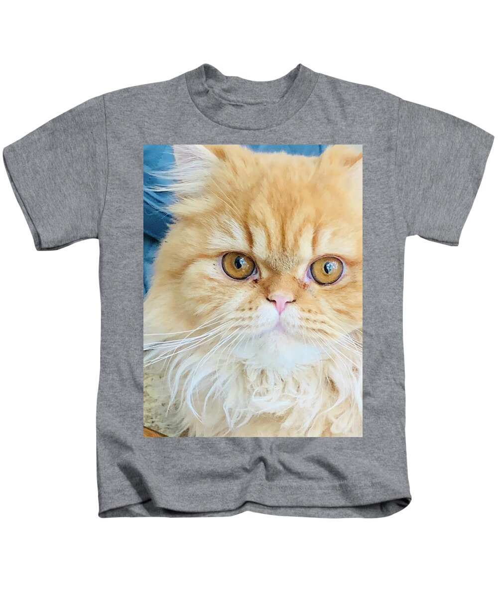 Kitten Kids T-Shirt featuring the photograph Tawny by Juliette Becker