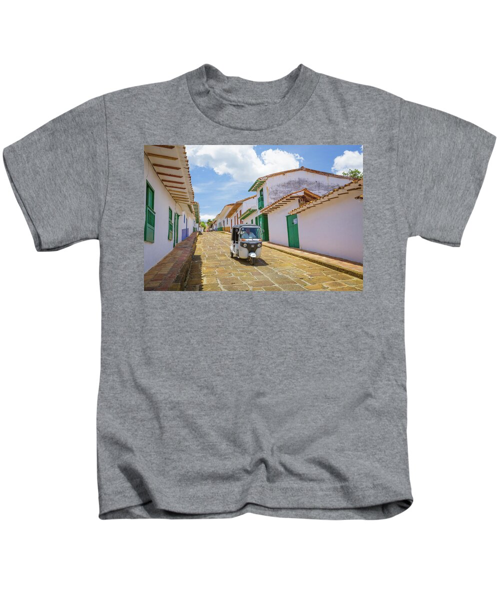 Barichara Kids T-Shirt featuring the photograph Barichara Santander Colombia #3 by Tristan Quevilly