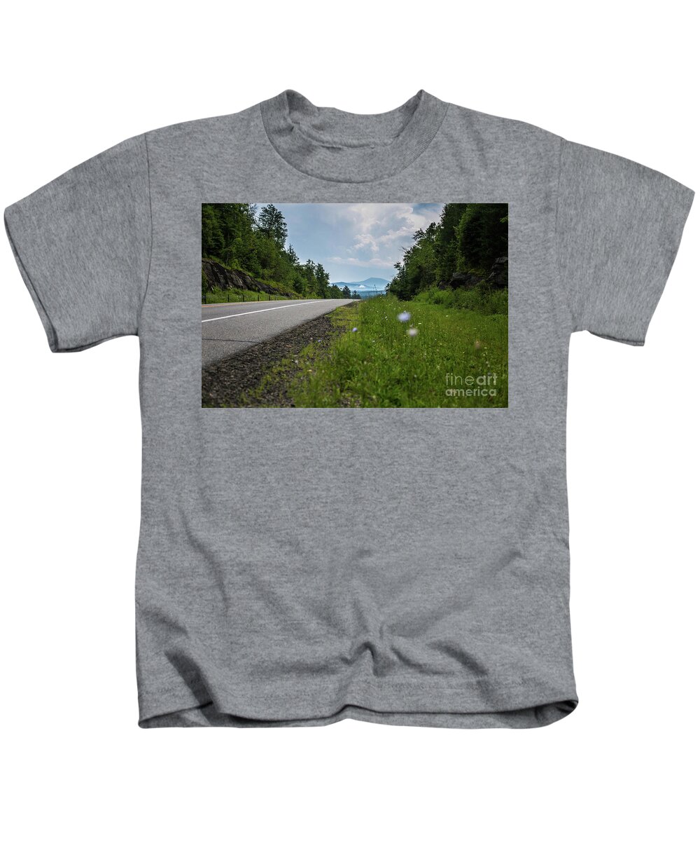Ny Kids T-Shirt featuring the photograph Adirondack View by Jessica Brown