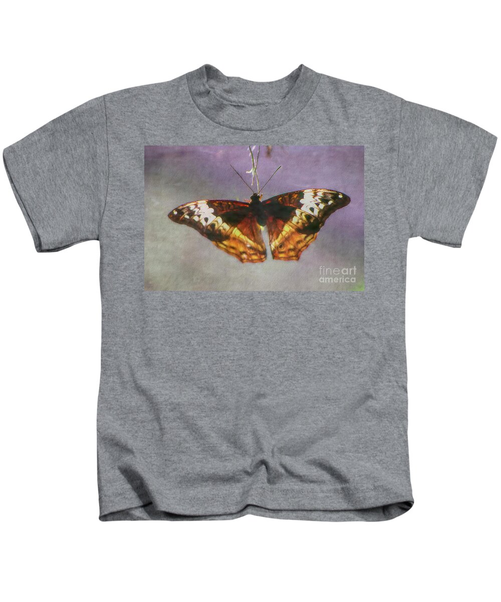 Australia Kids T-Shirt featuring the digital art Admiral Butterfly by Frank Lee