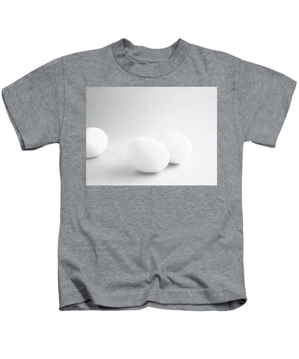 Eggs Kids T-Shirt featuring the photograph Almost a Trio by Kae Cheatham