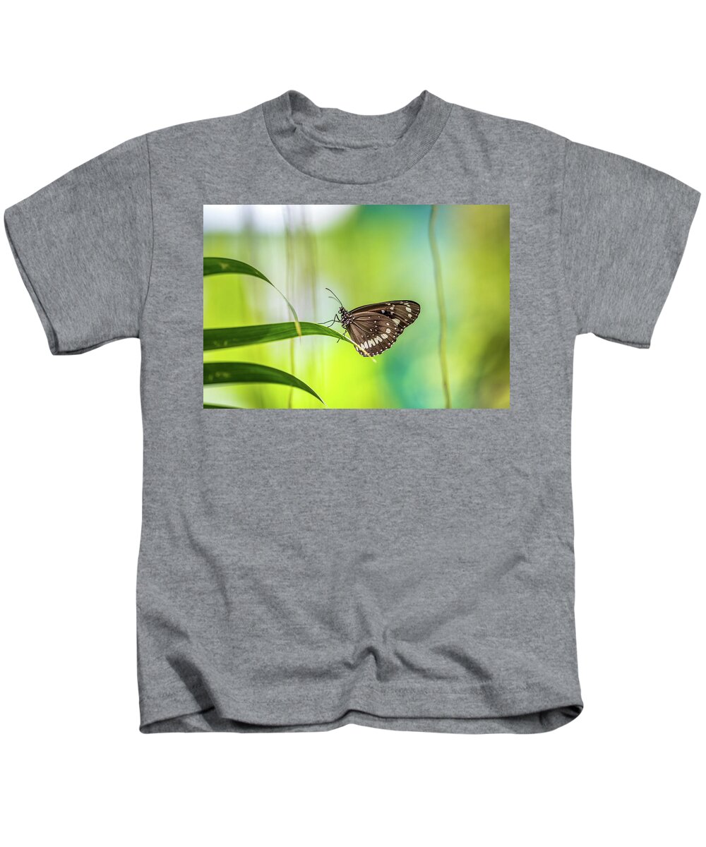 Beautiful Butterfly Kids T-Shirt featuring the photograph Alone Time by Az Jackson