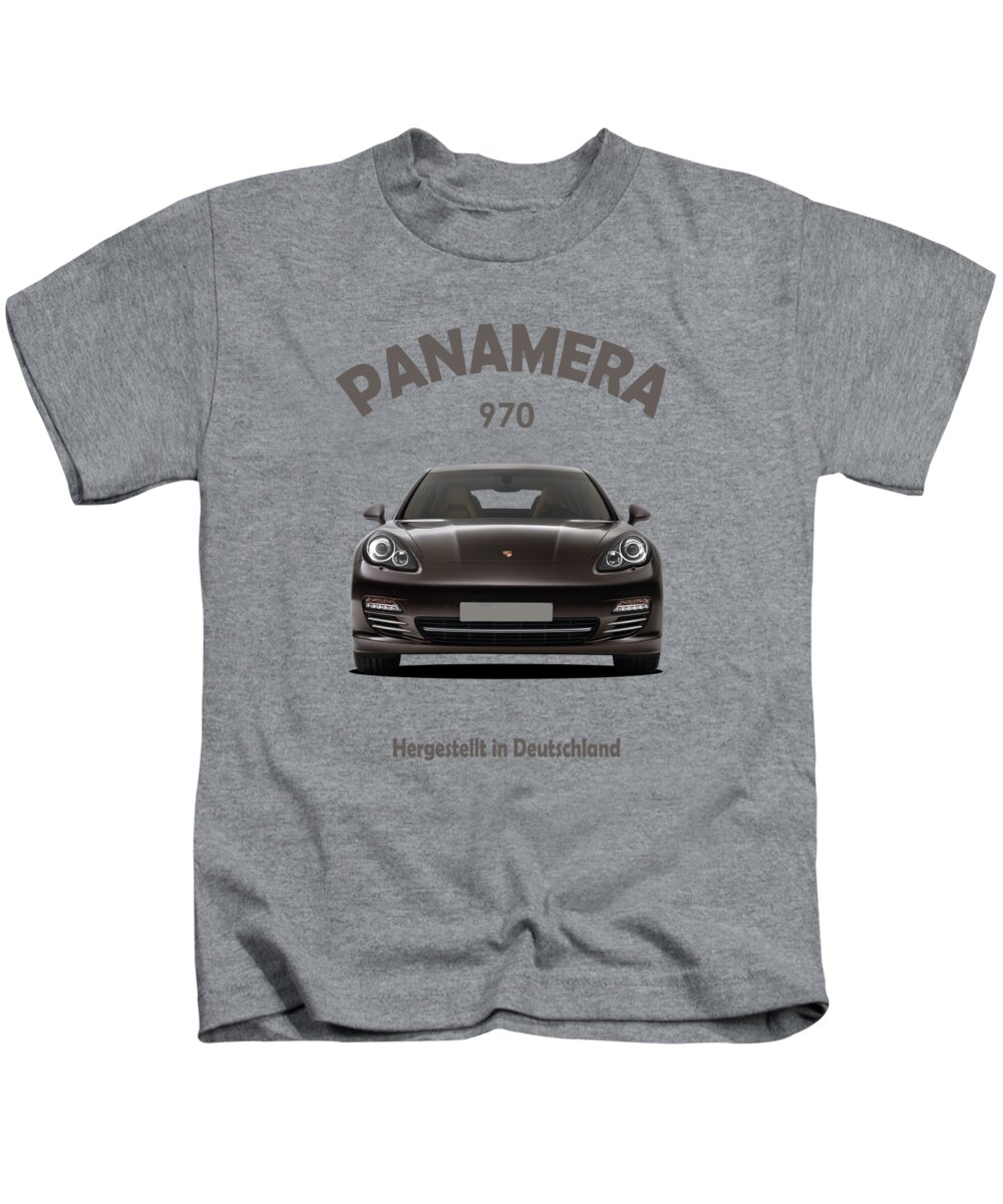 Porsche Panamera Kids T-Shirt featuring the photograph The Panamera #1 by Mark Rogan
