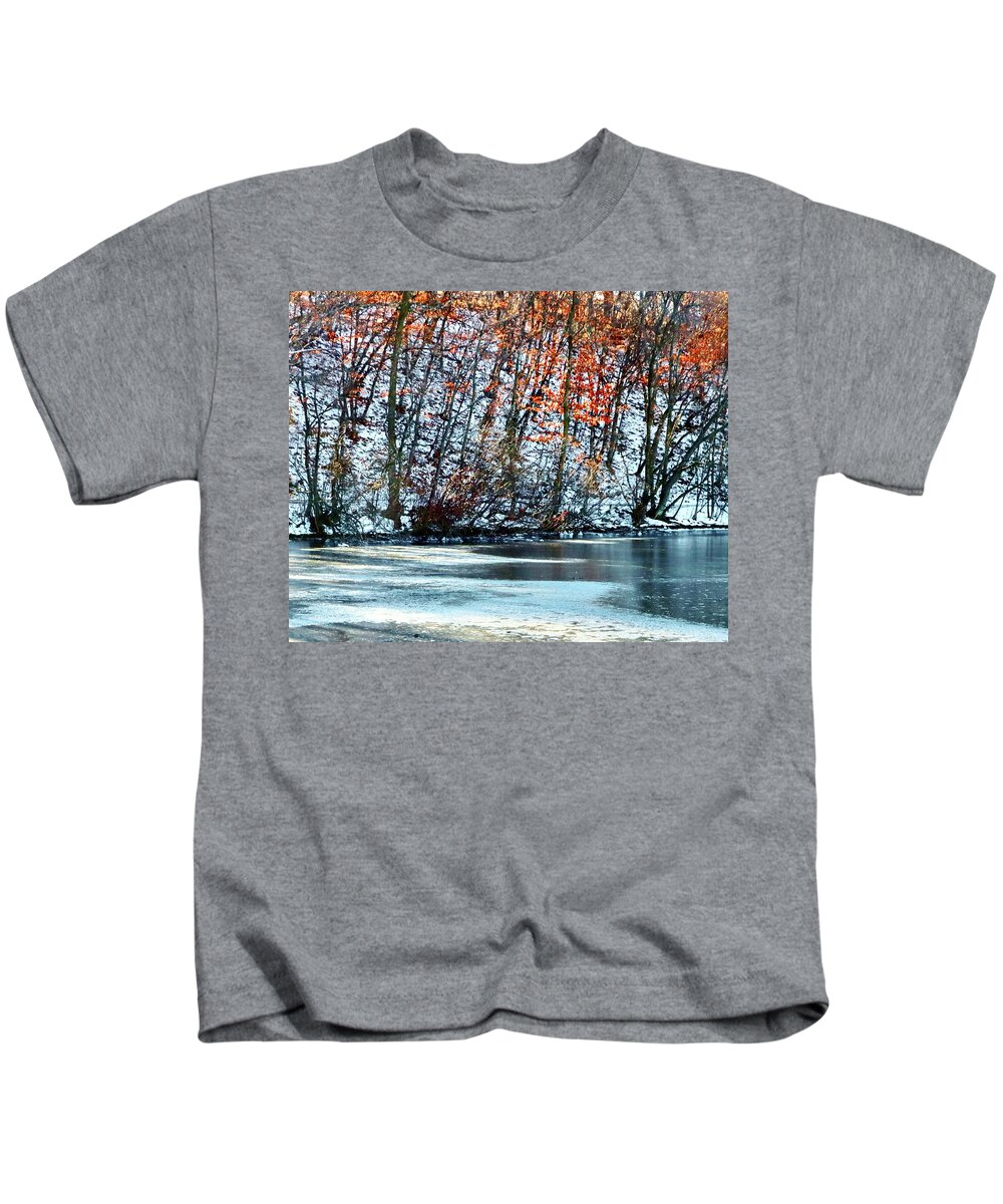 Autumn Kids T-Shirt featuring the photograph Autumn Dreaming by Sarah Lilja