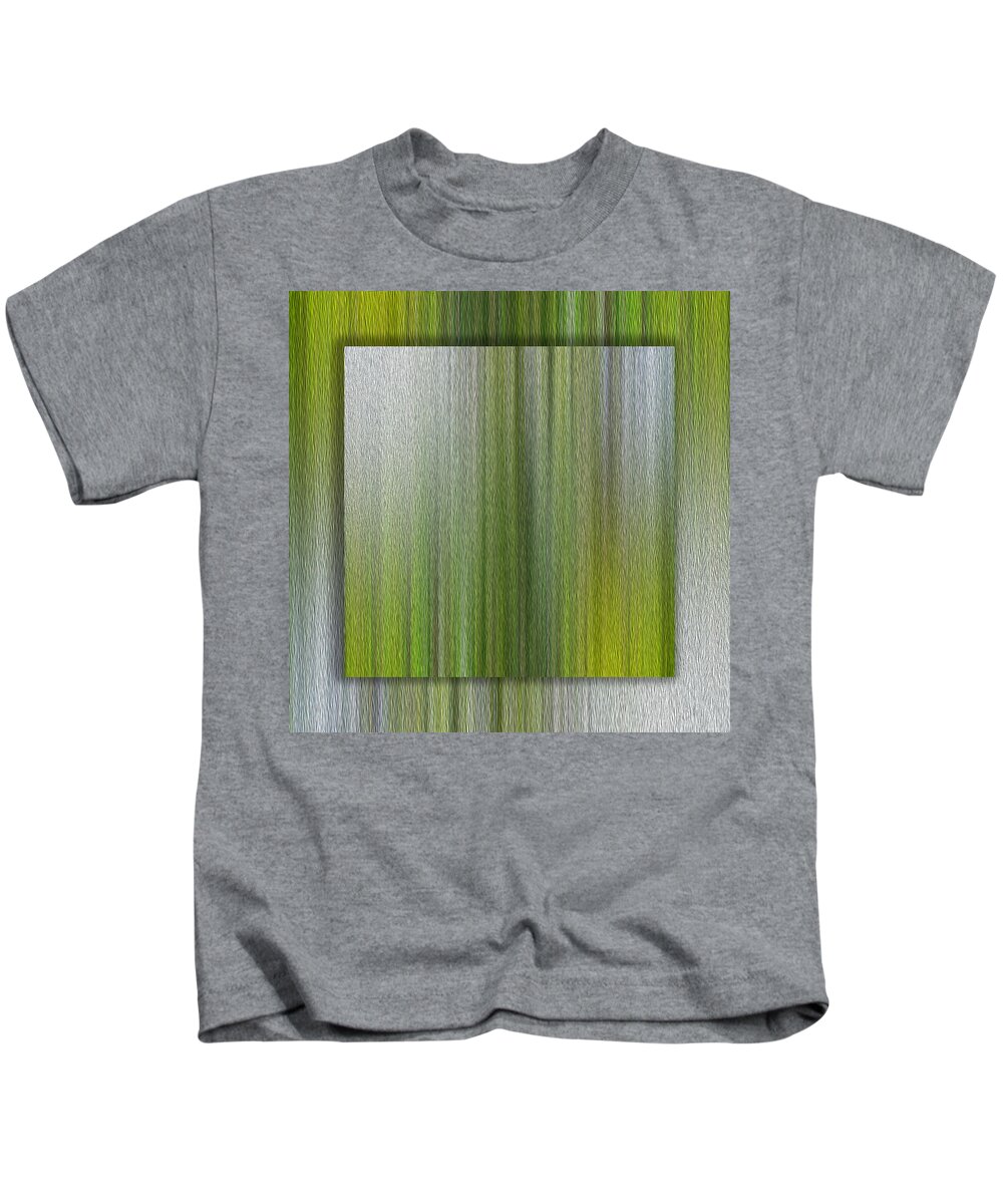 Garden Kids T-Shirt featuring the digital art Bamboo Forest by Anthony M Davis