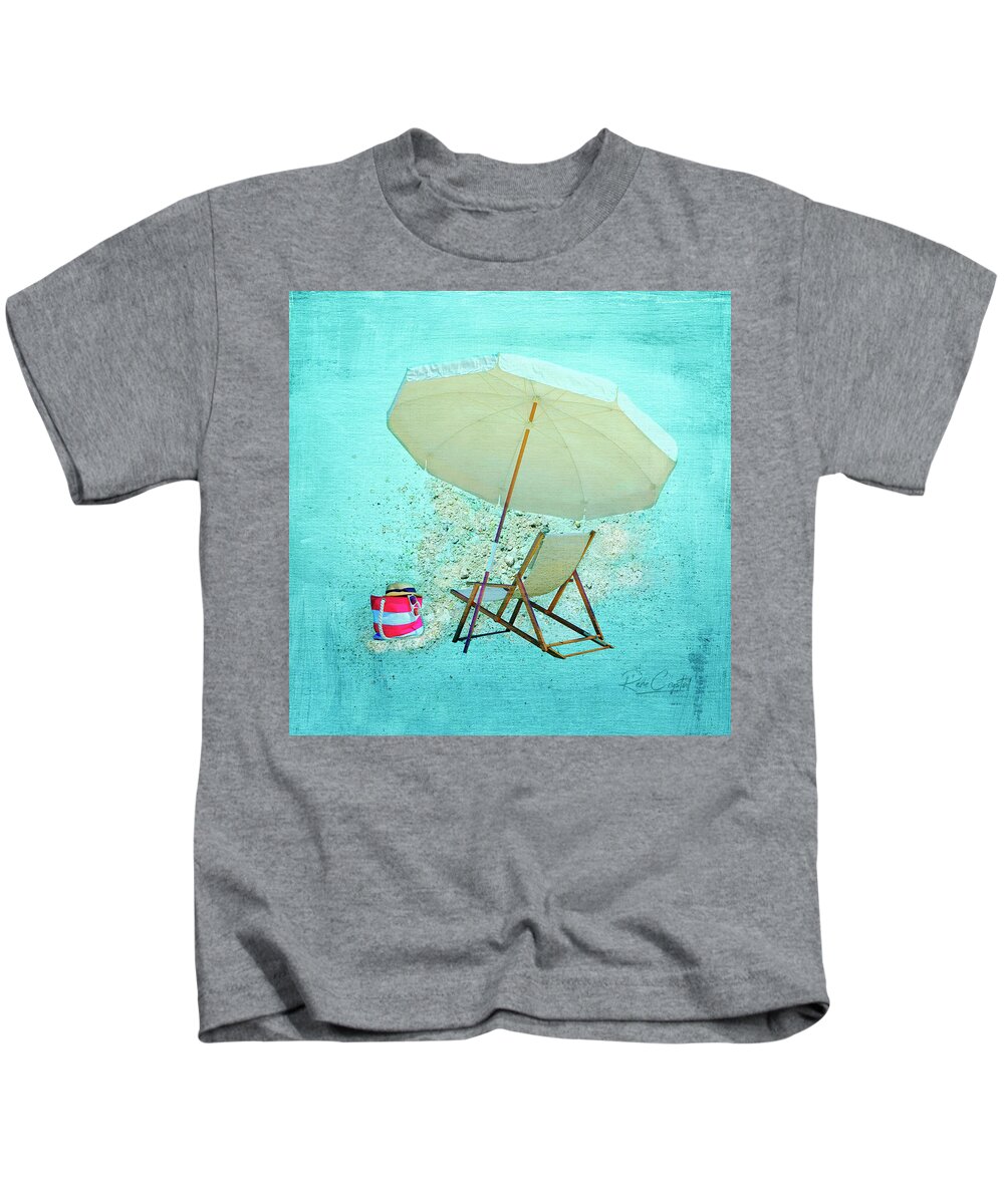 Beach Kids T-Shirt featuring the photograph Beach Time by Rene Crystal
