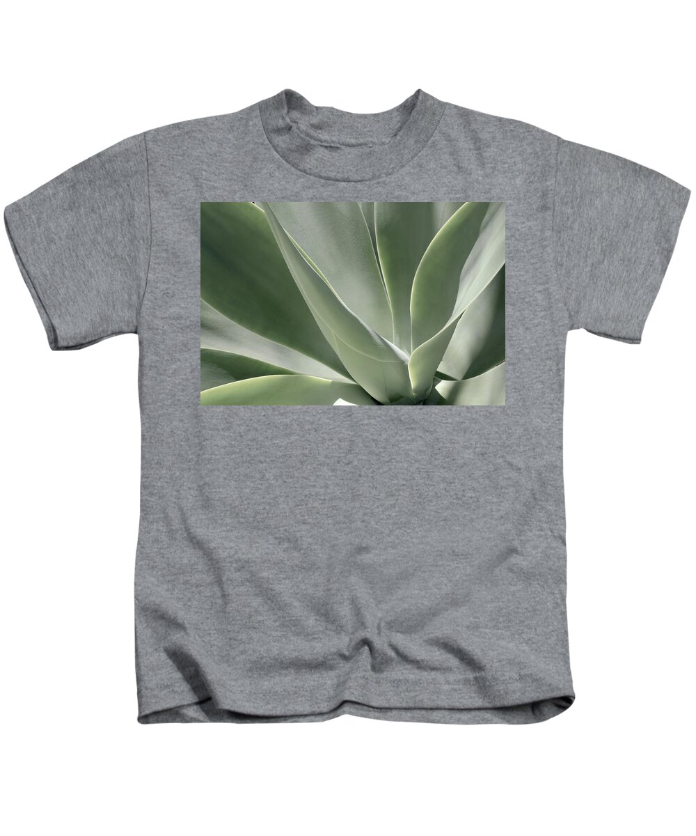 Agave Kids T-Shirt featuring the photograph Blue Flame Agave 3 by Alison Frank