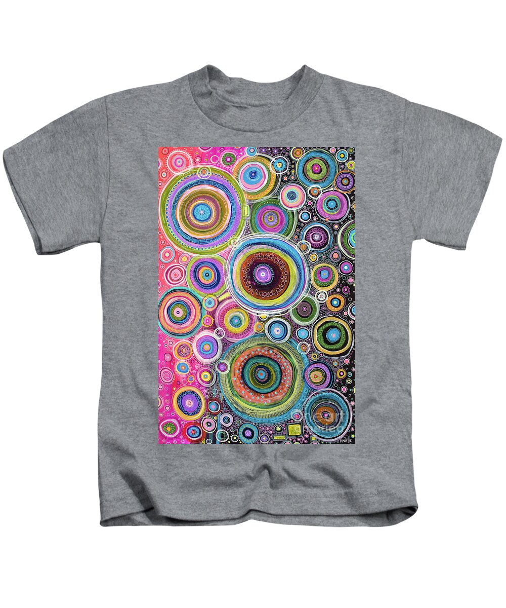 Color My Soul Kids T-Shirt featuring the painting Color My Soul by Tanielle Childers