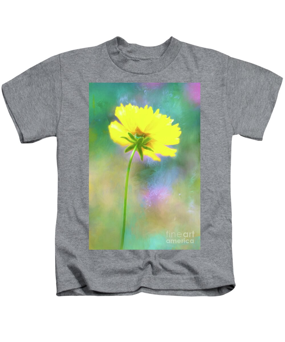 Coreopsis Kids T-Shirt featuring the photograph Colorful Coreopsis by Anita Pollak
