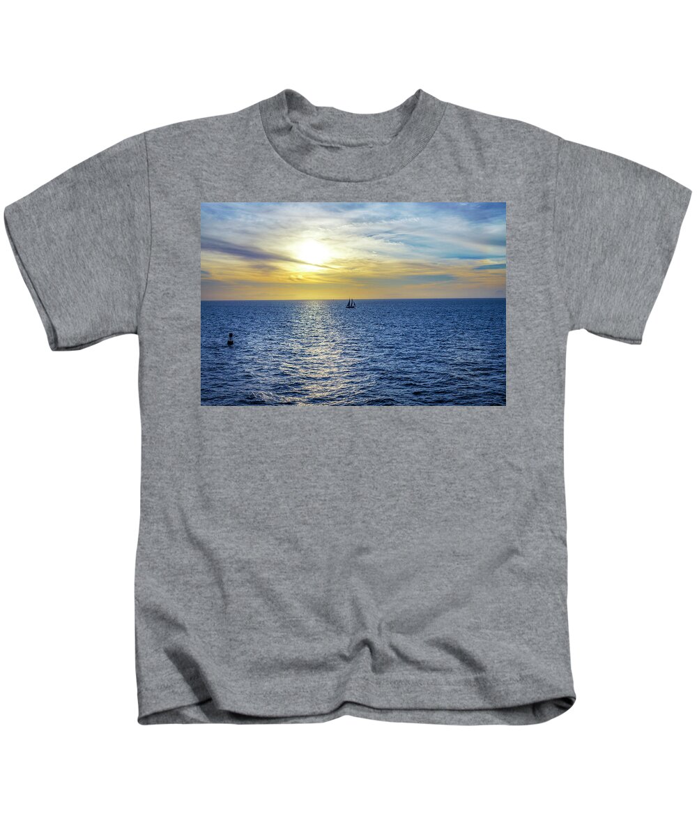 Key West Kids T-Shirt featuring the photograph Colorful Key West Sunset by Blair Damson