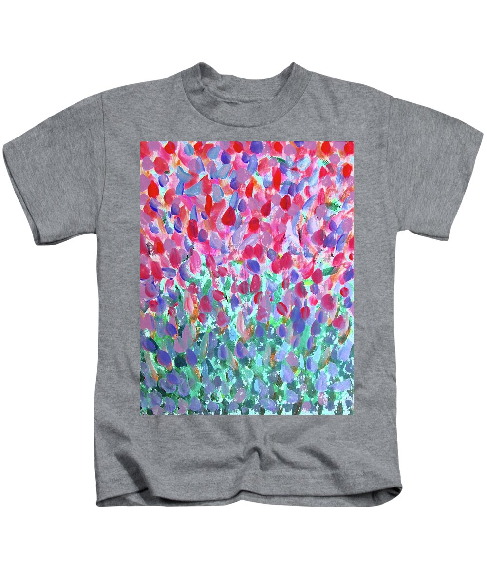 Colors Kids T-Shirt featuring the painting Colors of Diana by Corinne Carroll