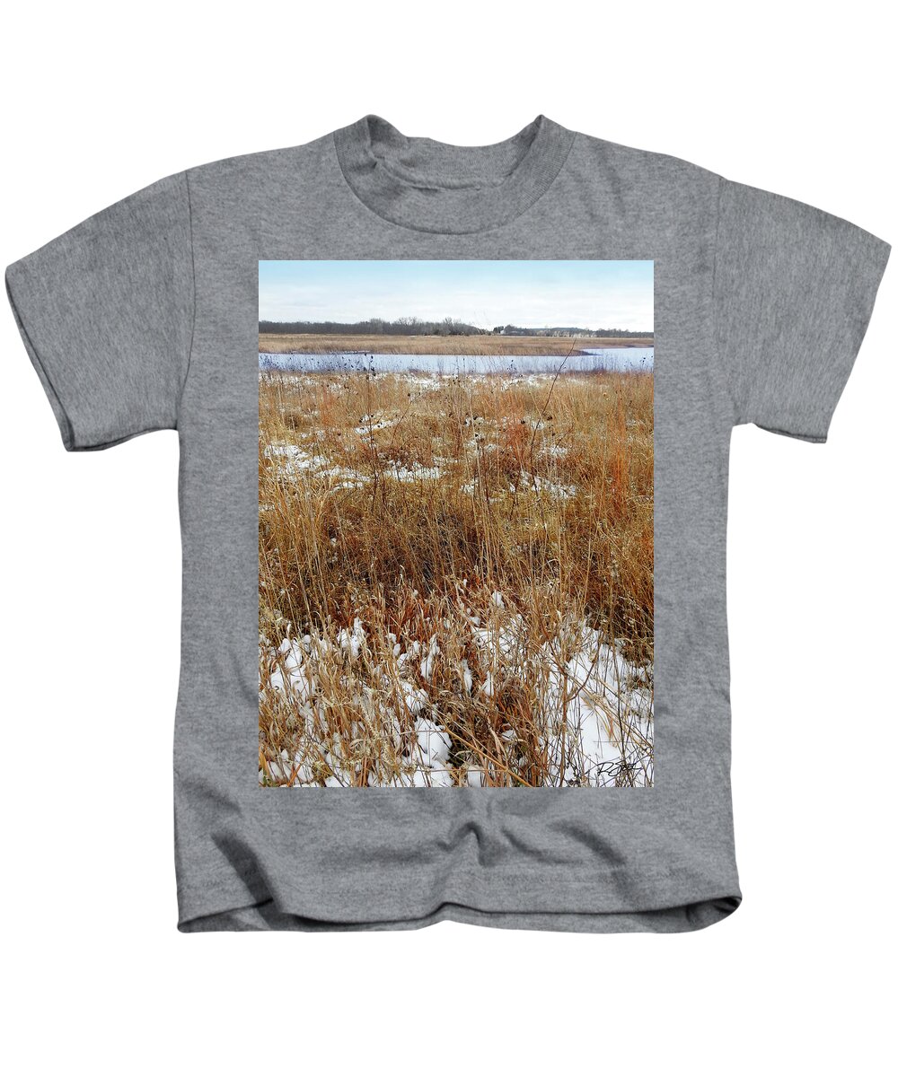 Kansas Kids T-Shirt featuring the photograph Colors of Winter by Rod Seel