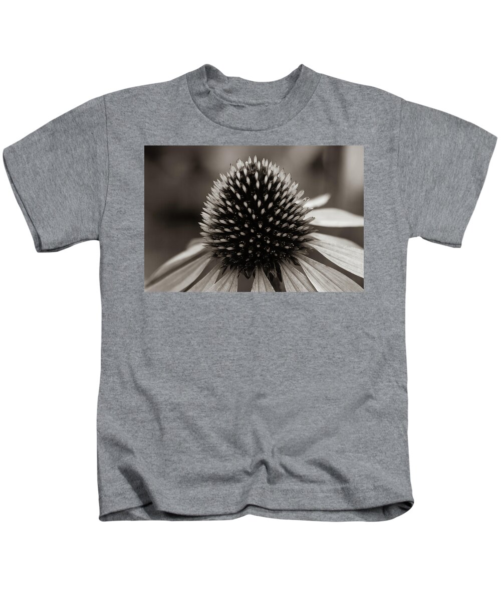 Flower Kids T-Shirt featuring the photograph Cone Black and White - 1 by John Kirkland